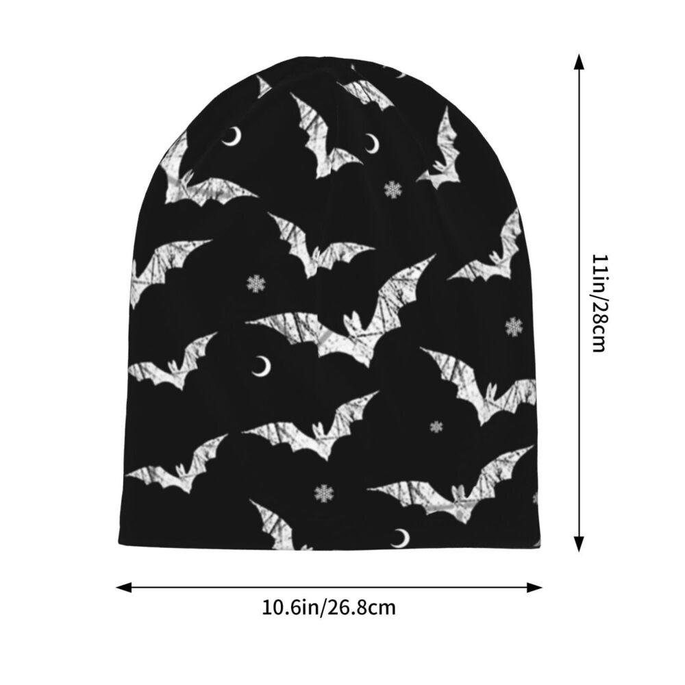 8939 Halloween Skull Pumpkin Beanie Chemo Hat Cancer Headwear Knitted Hats - Picture 6 of 9